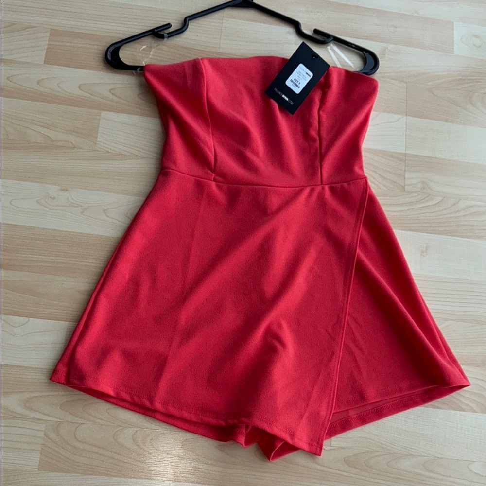 Misconception Tube Skort Romper